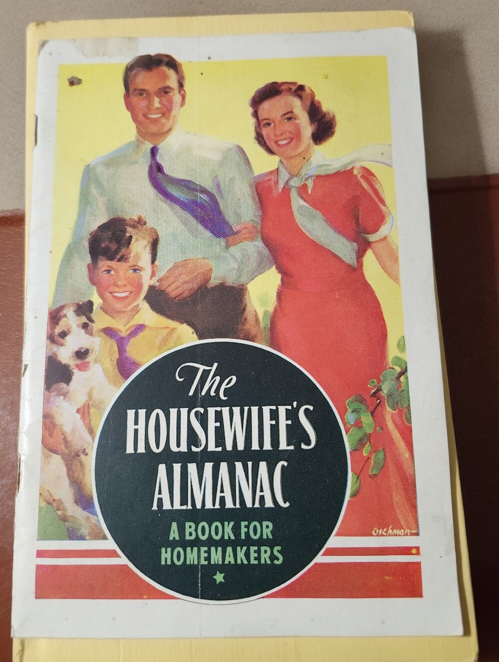Vintage 1938 "The Housewife's Almanac" Booklet